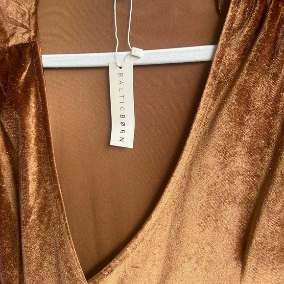 BALTIC BORN Calvin Velvet Wrap Dress - Picture 7 of 9